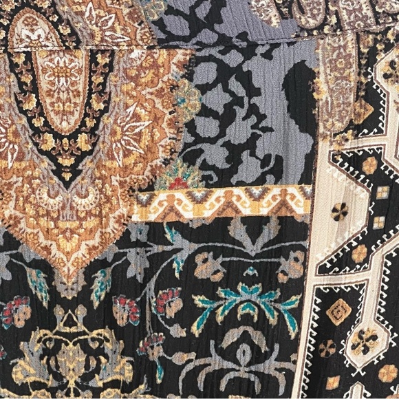 MIRACLE BODY Print Blouse S - Picture 5 of 6